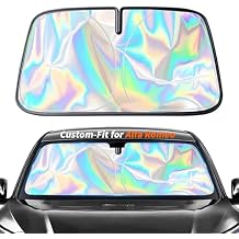 Custom-Fit for Alfa Romeo Windshield Sun Shade, Car Sunshade Cover UV Block Car Front Window with Foldable Sun Shade Cover, Designed for Alfa Romeo Accessories for Alfa Romeo Giulia