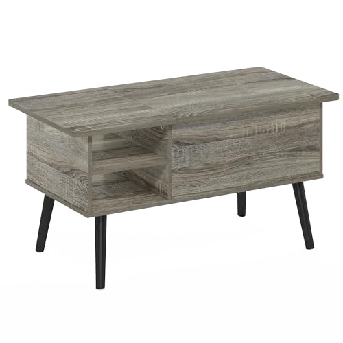 Mesa de centro elevable Furinno Jensen para salones pequeños y ordenados 8