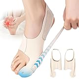 Viexpand 2 x Hallux Valgus Bandage Correcteur, Réglable Chaussettes Valgus, Ultrafine, Corrige l’Hallux,Confortable,Confortable Jour et Nuit, Convient pour Femmes Hommes