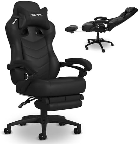 RESPAWN 110 Pro Ergonomic Gaming Chair with Footrest and Recline