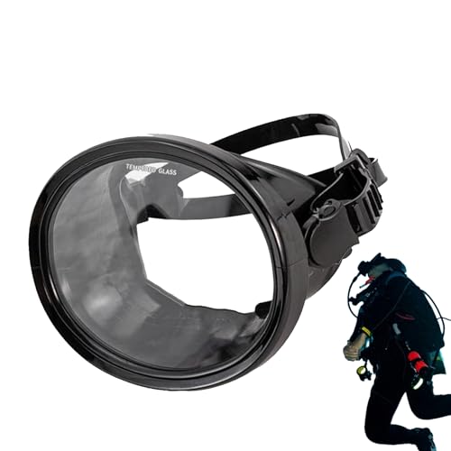 Máscara De Buceo | Máscara De Buceo Ajustable - Vidrio Templado Antiniebla para Apnea Y Buceo