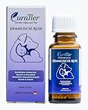 CuraTier Himmlische Ruhe – Bachblüten Globuli für Hunde & Katzen – Entspannung & innere Balance bei Unruhe, Hyperaktivität & Reisen – 12 g