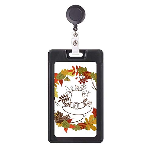 Porte-badge rétractable Garland à motif feuilles pour cartes d'accès