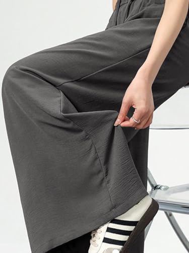 Image of KOTTY Women's Solid|Drawsting|Front Pocket|Wide Leg Style|High Rise|Casual Pant