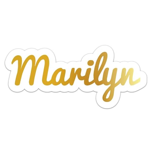 Generic Marilyn Name Sticker - Vinyl Waterproof Decal for Car, Laptop, Wall, Window, Book Case, Water Bottle, Bumper Sticker Size - 6'' Longer Side