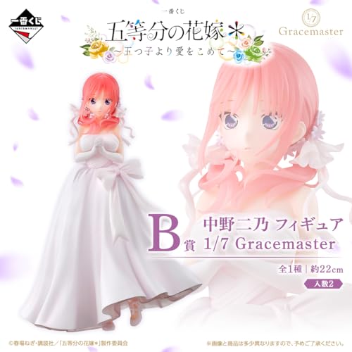 一番くじ 五等分の花嫁＊ ～五つ子より愛をこめて～ B賞 中野二乃 フィギュア 1/7 Gracemaster