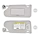 Nakuuly Left Driver Side Sun Visor Gray with Light, Without Sunroof Compatible with Nissan Altima 2013 2014 2015 2016 2017 2018 Replaces # 96401-3TA2A