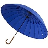 マブ(mabu) 日傘 傘 日傘兼用雨傘 レディース メンズ ユニセックス 60cm 24本骨 「 江戸 」 瑠璃紺 SMV-41561 長傘 雨傘 UVカット 遮光 晴雨兼用傘 おしゃれ 可愛い 軽量 和柄 人気 大きい 女性用 男性用 男女兼用 umbrella