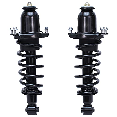 Image of Detroit Axle - 2pc Rear Struts for 2005-2010 Scion tC, 2 Struts with Coil Spring Assembly 2006 2007 2008 2009 Replacement Suspension Quick Install Ready Strut Shocks Assembly