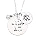 O.RIYA Stainless Steel Thank You For Raising The Man , I Will Take Care Of Her Always Necklace (Take-care-her-necklace)