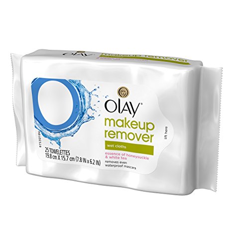 Olay Cleanse Makeup Remover, Rose Water, 25 Wipes #TOP4