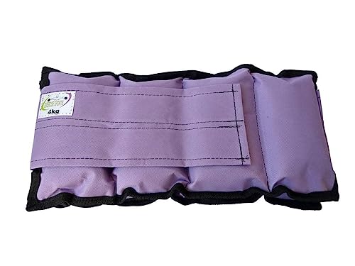 Tornozeleira/Caneleira Peso 4 Kg - Academia - Rosa.