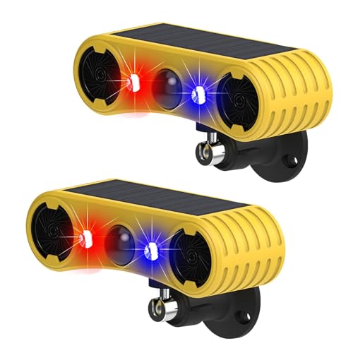 Alarme extérieure à détecteur de mouvement solaire 129 dB efficace - 2