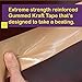 ATack Reinforced Gummed Kraft Paper Packing Tape, 2.75 Inches x 375 Feet Water Activated Brown Carton Box Sealing Tape for Mailing and Moving | Fiberglass Backing Kraft Flatback Paper Packaging Tape