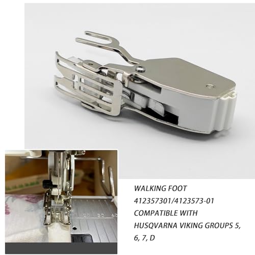 FQTANJU Pie prensatelas para máquina de coser con guía miniatura 6
