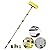 Buyplus 5-12 Foot (20 ft Reach) Car Wash Brush with 12-Inch Soft Bristle, On/Off Switch Telescopic Car Truck Boat Washing Brush with Hose Attachment for Cleaning RVs, House Siding, Floors and More!