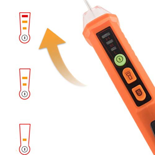 ULTECHNOVO Testador de TensÃ£o 12-1000 V Caneta Testador de TensÃ£o Com Sensibilidade AjustÃ¡vel Lan