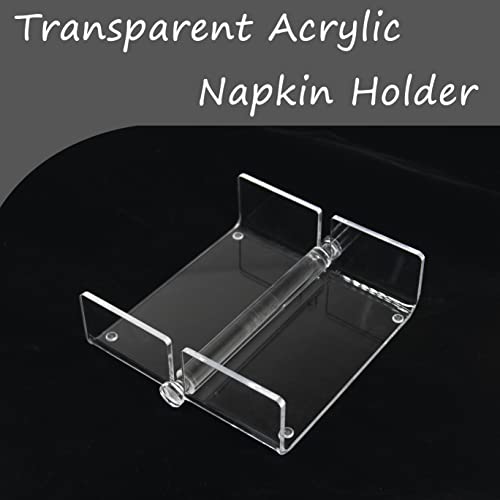 Worhe Clear Acrylic Napkin Holder Tray Guest Tower Hand Tower Holder For Bathroom Kitchen Clear Paper Hand Tower Holder Storage For Dinning Table Restaurant Bar Decor (Ygc004) #TOP2