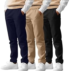 Navy Blue, Khaki, Black