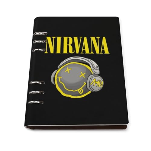 ノート ニルヴァーナ メモ帳 バインダーノート A5 6穴 90枚 てちょう ハードカバー メモ ンダー A5サイズ 横罫線 ??本 文房具 オフィス用品 ルーズリーフ 学生 キャンパス おしゃれ プレゼント 贈り物