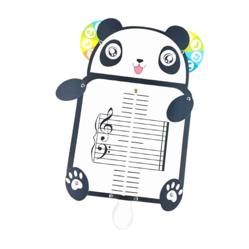 Tableau de notation musicale pour apprentissage solfège débutants bois