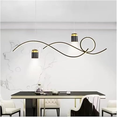 Lustre moderne doré variable pour harmoniser la décoration de votre séjour