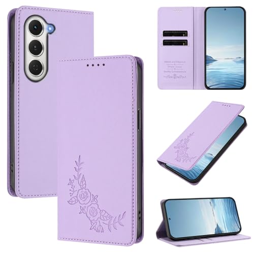 �X�}�z�P�[�X �Ή��@�� for Tecno Spark 40 Pro 4G �yRFID�u���b�N�z�y�J�[�h�z���_�[�t�����z �}�O�l�b�g�J�� �X�^���h�@�\�t���z�X�}�z�P�[�X Purple