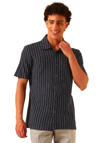 glito Men Regular Fit Checkered Spread Collar Casual Shirt-picture-36
