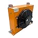 AH1012T-CA 12VDC Industrial Hydraulic Oil Cooler 120W 100L/Min Flow Fan Radiator, Low Noise and Power Usage, for Engineering Machinery Replace # AH1012T