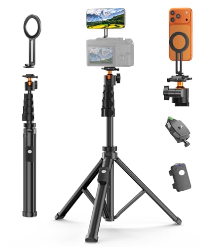 スマートフォンを三脚にセット Amazon | HAKUBA スマホ 三脚 HK-834HB スマートフォンホルダーセット