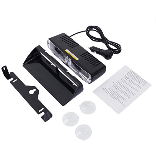 Xt Auto Car 16-Led 18 Flashing Mode Emergency Vehicle Dash Warning Strobe Flash Light Blue #TOP4