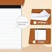 Legal Pads 8.5 X11, Narrow Ruled Notepads, 2 Pack, 50 Sheet/Pad, White Legal Pads, Tear Off Notepad, Perforated Writing Pad, Notebook Paper College Ruled, Notepads for Office Home School, Notepad