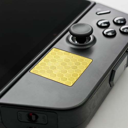 Luck&Link Touchpad Protector for Legion Go, Touch Pads Protective Skin Texture Sticker for Legion Go Touch Trackpads, High end Textured Skin (Honeycomb - Gold, Legion Go)