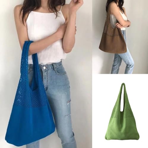 Crochet Tote Bag Summer Hobo Shoulder Bag Foldable and Lightweight Knitted, Very Suitable for Travel4