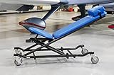 AeroCreeper - Adjustable Height Mechanics Creeper - Deluxe Model with 4-inch casters - Manually operated (NOT Power-Lift model)