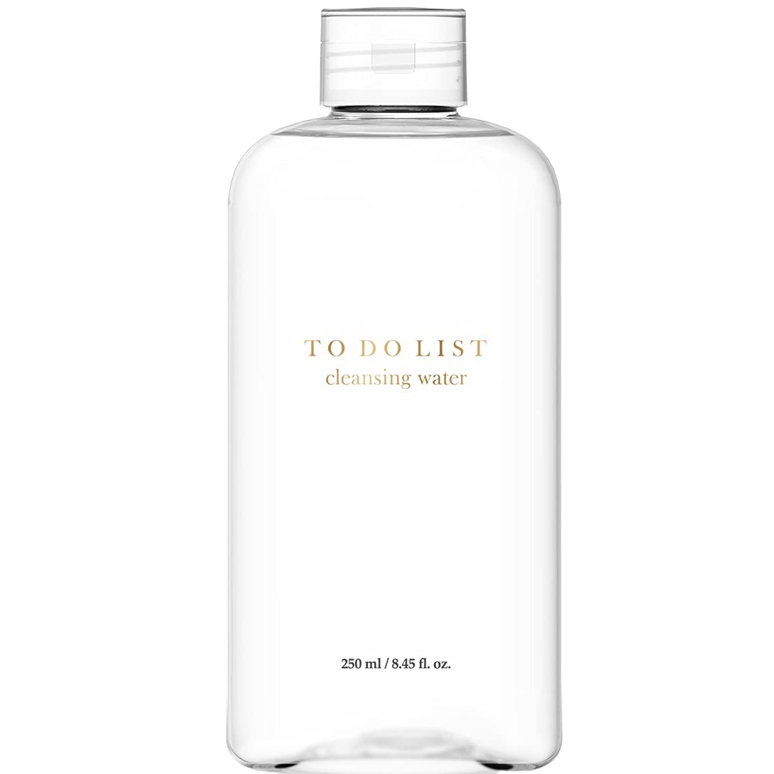 TO DO LIST Cleansing Water | Premium Micellar Water Make up Remover | Oil-free Lip & Eye Makeup Remover | Agua Micelar | ...