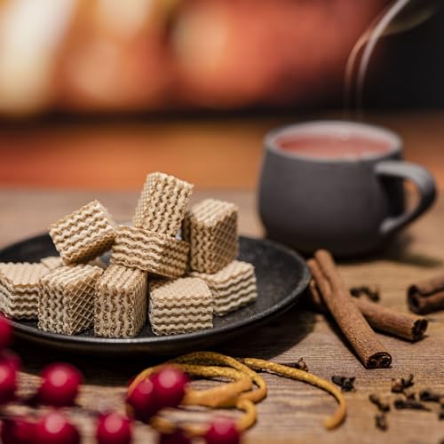 Image of Loacker Quadratini Gingerbread Wafers, 30% Less Sugar, Non-GMO, 6-Pack