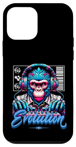 Evolution DJ Monkey Electronic Music Sound Engineer �X�}�z�P�[�X iPhone 12 mini �p