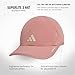 adidas Women's Superlite Hat, Relaxed-fit Adjustable Workout Sports Cap, Warm Clay Pink/Wonder Alumina Grey/3.0