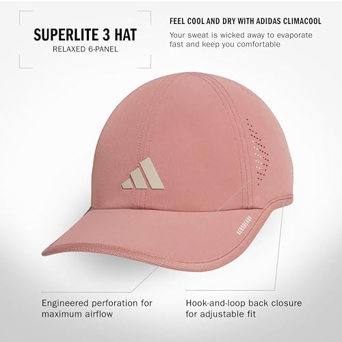 Image of adidas Women's Superlite Hat - Lightweight Moisture-Wicking Cap for Workout and Training