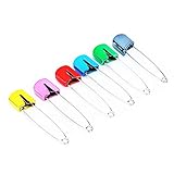 Naroote Épingles à Couches de Couleurs Assorties, épingles à Couches en Tissu de Verrouill...
