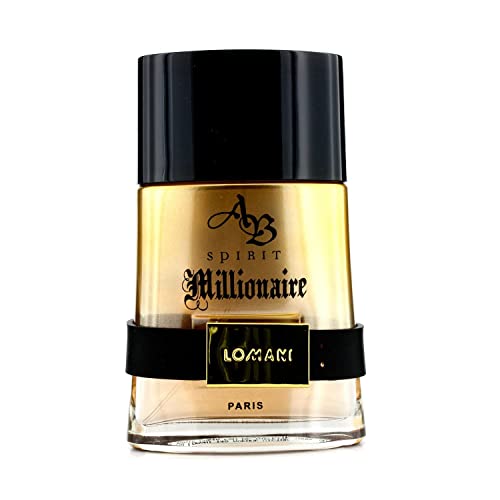 Lomani AB Spirit Millionaire Eau de Toilette Spray for Men, 3.3 oz, Pack of 2