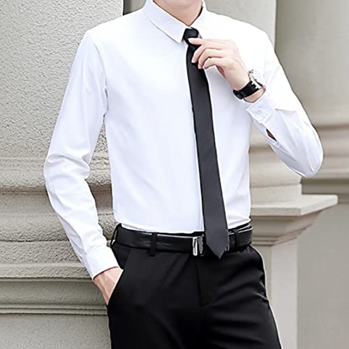 Image of VINAIDA Shirt Stays for Men, Adjustable Elastic Shirt Garter and Shirts Holder Securing Position with Non-slip Locking Clamps for Police Military, Black