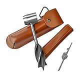 Bushcraft Gear Hand Auger Wrench and Scotch Eye Wood Auger Drill Essential Survival Tools for Camping and Wilderness