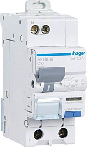 Int.aut.dif.1+N 16A 300mA tipo HI C-6kA