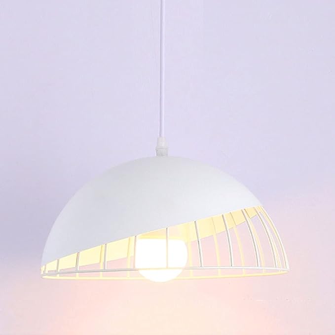 CHENKUI Macaron Kleur Kroonluchter Aluminium Kunst Lampenkap Hanglamp In Hoogte Verstelbare Decoratieve Lamp Slaapkamer Single Head Semi Embedded Lighting Voor Woonkamer Keuken Hal Verlichtingsarmatuur