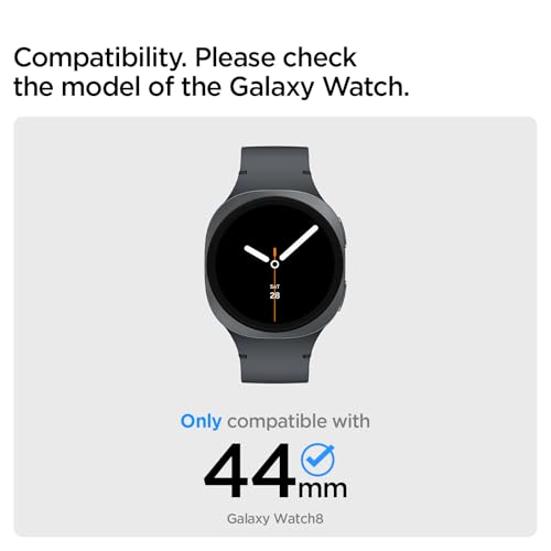 Image of Spigen Bezel Tune (Diver) for Samsung Galaxy Watch 8 (44mm) Bezel Ring Protector Adhesive Cover (2025) - Black