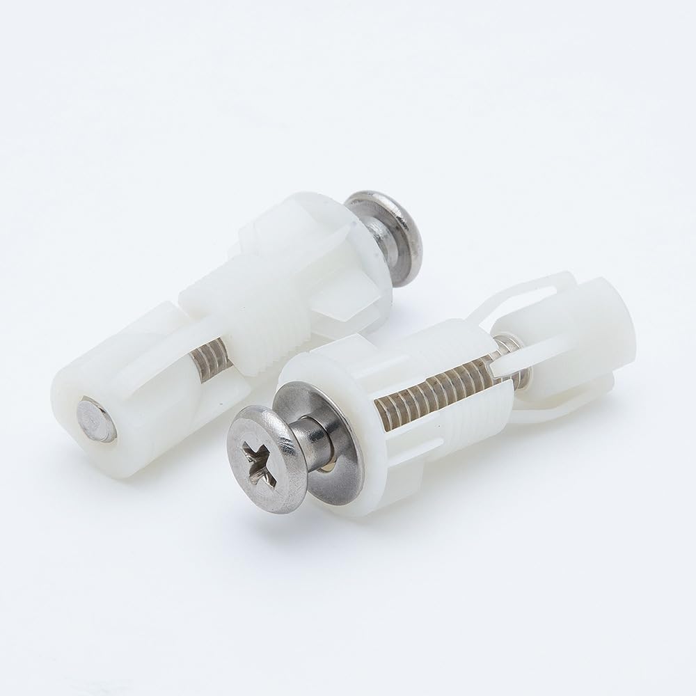 VICTAC Quick Release Soft movement Toilet Seat White Nylon PVC Fixture 2Pcs Toilet Seat cover Screws Fixings Seat Hinges Expanding Nylon PVC Screws Fixing WC Fittings (B0CKQ1CGPH) Amazon Price History, Amazon Price Tracker