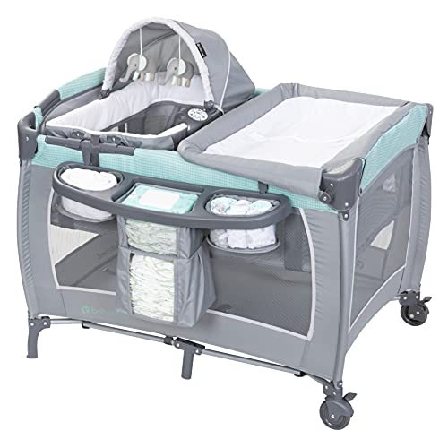 Baby Trend Lil’ Snooze Deluxe III, Cozy Mint