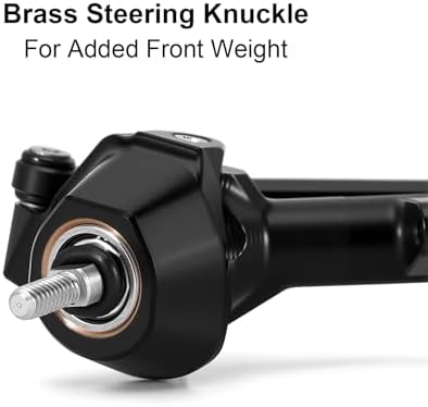 INJORA +3mm Planet Axles with Brass Steering Knuckles for 1/30 Axial SCX30 - 5